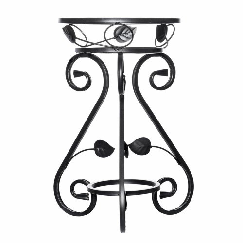 Kw029 stojan na kvet čierny 50cm