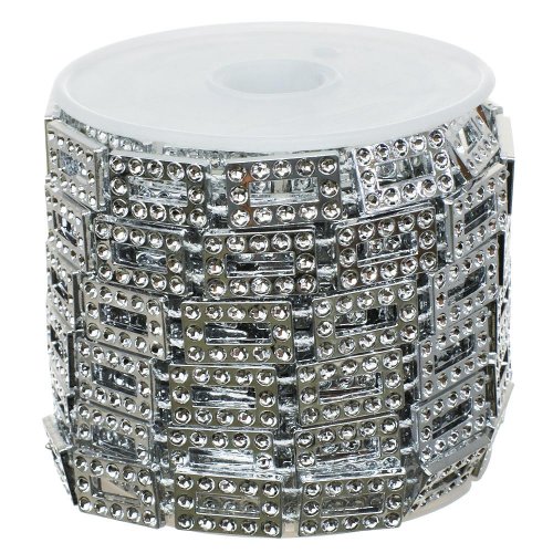 Glitre na stuhe striebro 3m - Jesenné dekorácie