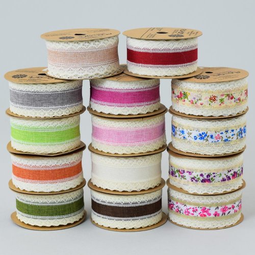 Stuha mix farieb 4cm x 10y