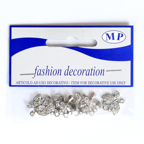 Motýľ glitter s/6  2cm