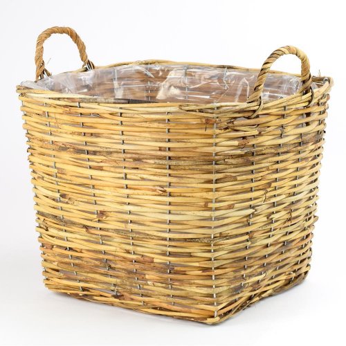 Super cena gd6112.5 kôš prútie s uchom hranatý v.xl 42x45x45cm