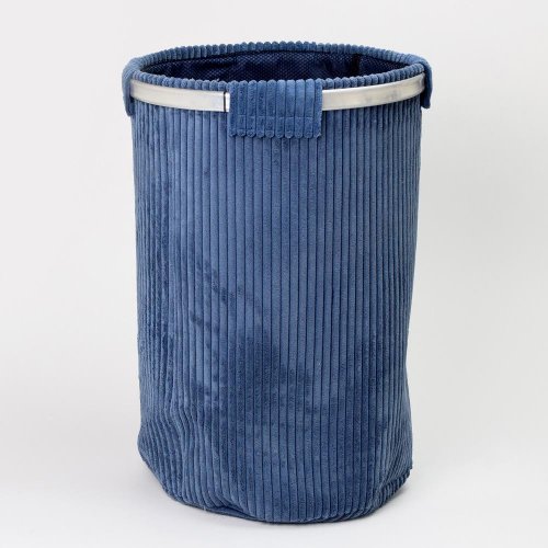 Se1958.nb koš na prádlo textil/modrý