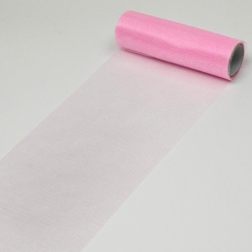 Organza rolka 16cmx6m bl.ruž.