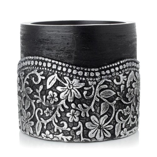 Agra lamp.okrúhly 100 čierny