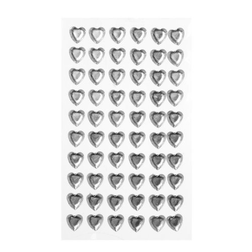 Srdce nalep na pláte 60ks/12mmheart gem mm12 (60pcs)