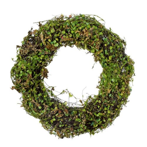 Veniec ratan/ mach zelený 30*30*6.5