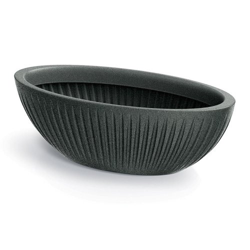 Tlo58 obal latia ovál čierny granit 58x24xv20cm