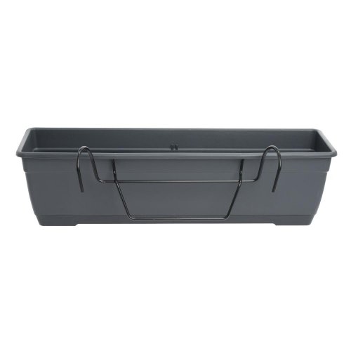 Hrantík birka s držiakom čierny 60x17xv16cm 10l