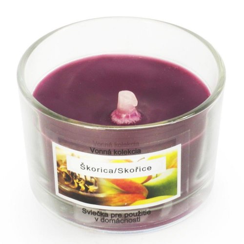 Xxh-číra v skle soj.vosk s paraf.fial.škor.