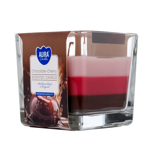 Voň.v skle trikolóra čokol višňa /snk80-104/ 170gr