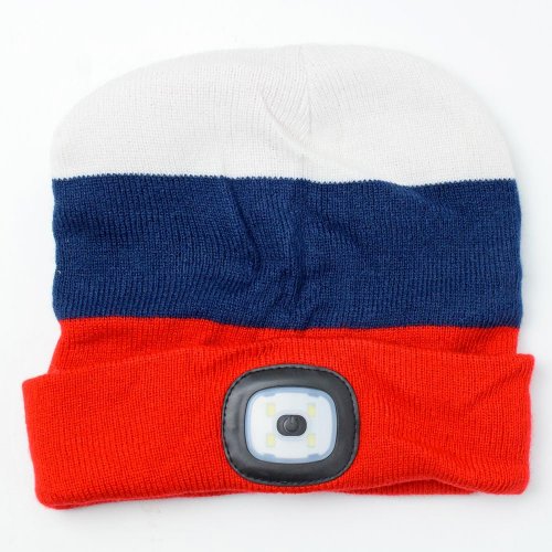 Čiapka s čel.,trikolora,4xled