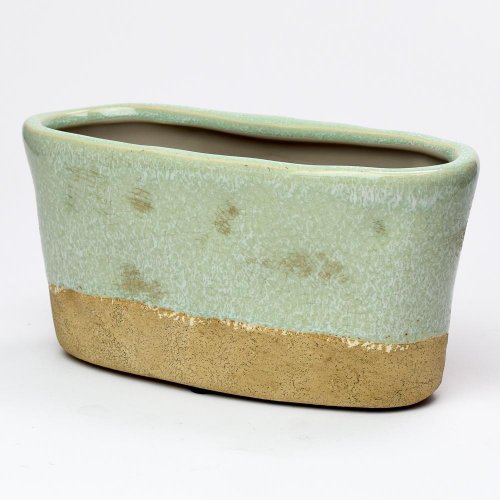 Obal hrantík keramika zelený 20,5x9x10cm super cena