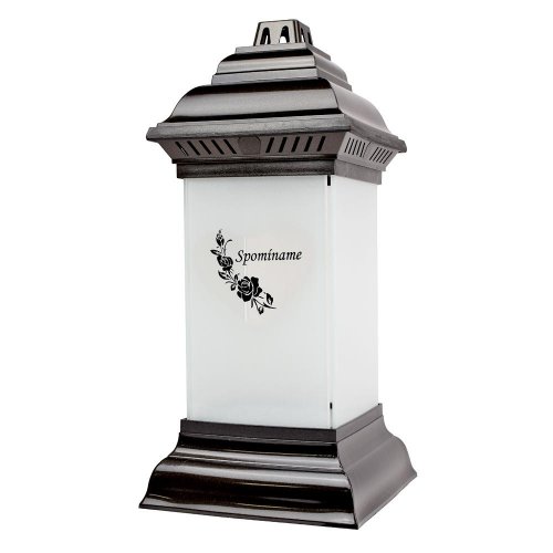 L-11 kah.sklo s nápisom 17x36cm/bez náplne/