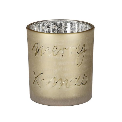 Svietnik na čajovú sviečku arya zlaty - v8xh7cm