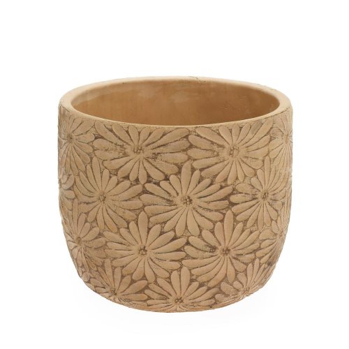 Obal margaréta keramika 16.8*16.8*14.8 žltý