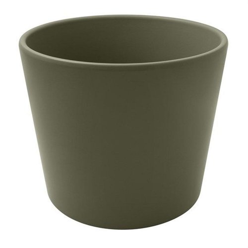 Obal keramika v25cm/pr.28cm oliva