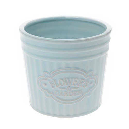 Obal na suché aranž.flower 11x11x10cm modrá