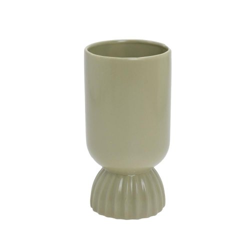 Váza keramika 12x12x23,5cm zelený