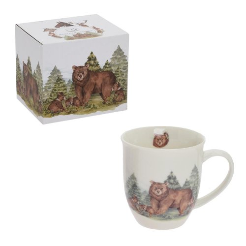 Šálka 400ml medvede - Vianočné dekorácie a ozdoby