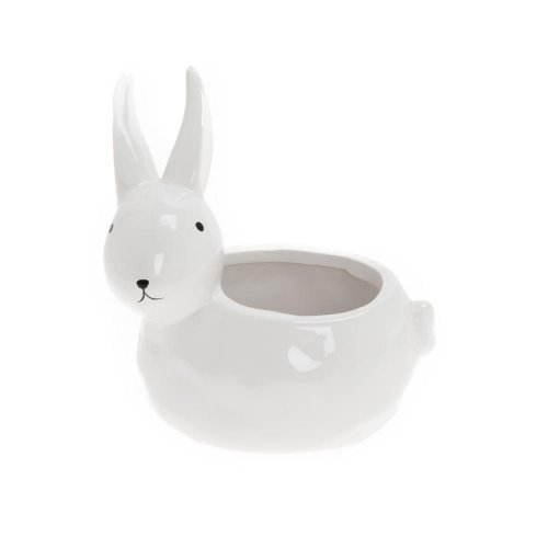 Super cena obal zajko biely 15x10xv15cm