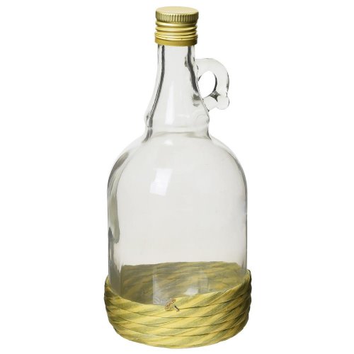 Pevná cena fľaša v prútí+vrchnák 1l 3417