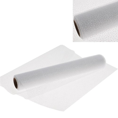 Akcia organza lesklá 39x10 biela