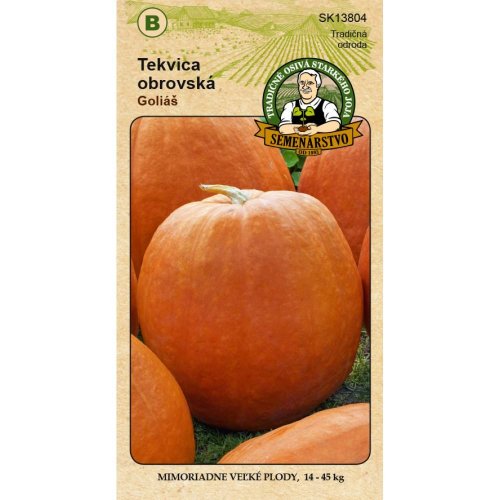 Tekvica obrovská plaz. goliáš 3,5g