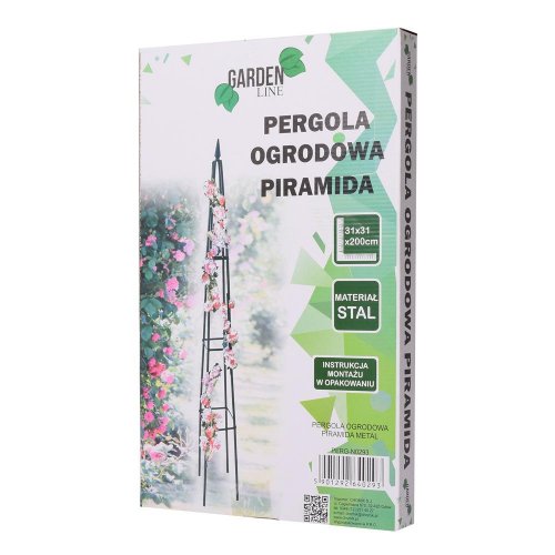 Opora pre ťah.rastliny pyramída 31x31x200cm