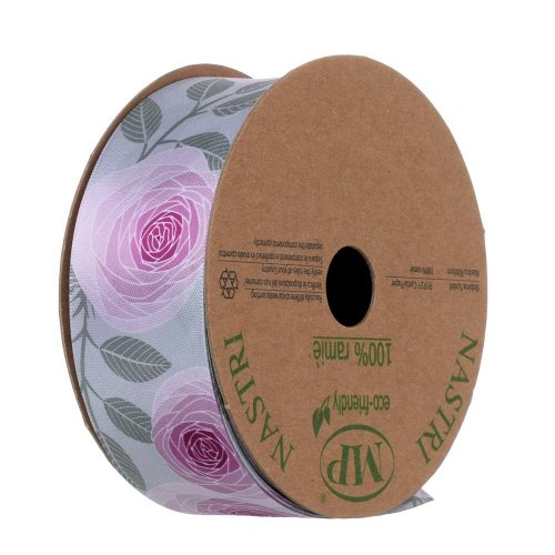 Super cena stuha ruže 4cmx15m lavender