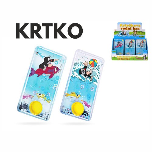 Vodná hra krtko 6,5x13,5cm 2druhy