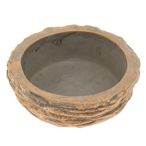 Obal kruh cement bledo-sivo-zlatý 16,5cm