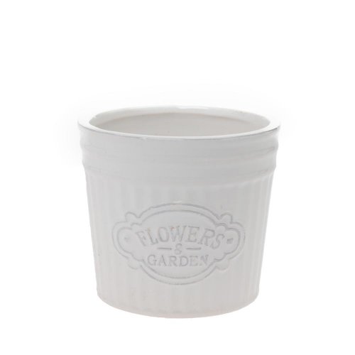 Obal na suché aranž.flower 13x13x12cm biela