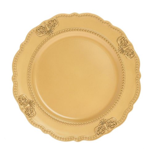 Tanier zlatý ornament plast 33cm
