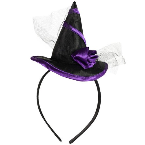 Čelenka s klobúčikom a kvetinkou - Vianočné dekorácie