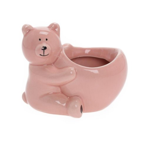 Obal macko ružový 10,6x12,8x9,6cm