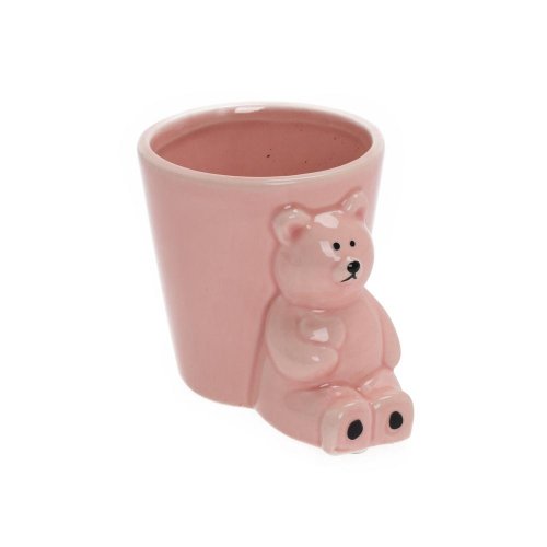 Super cena obal macko ružový 7,8x10,5x7,5cm