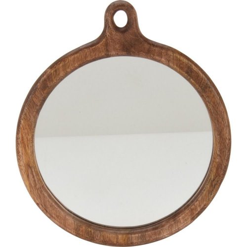 Zrkadlo 30cm povrchová úprava oriech a63100550
