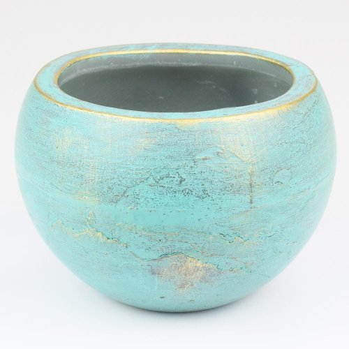 Rustic loft lamp.okrúhly zelený