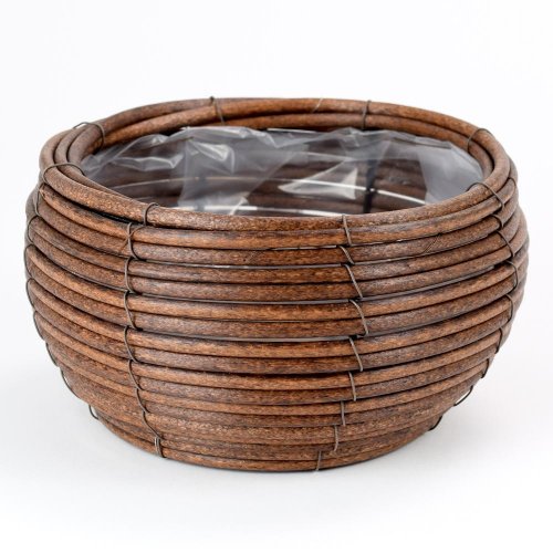 331fl/s obal plast hnedý 22x28/11cm - Vianočné dekorácie