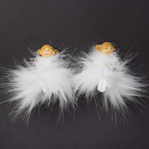 Anjel biely 6x5x6,5cm mix 2