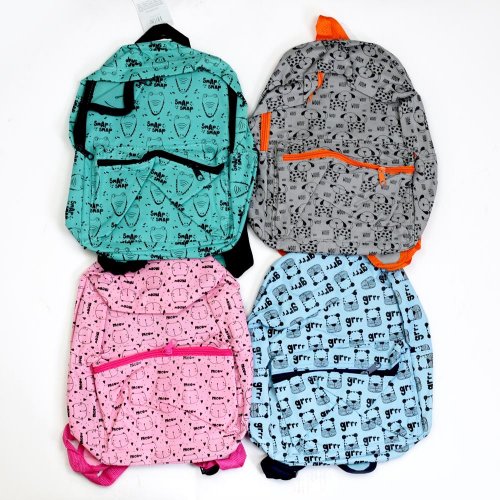 Ruksak detský 22x8,5x32 cm mix