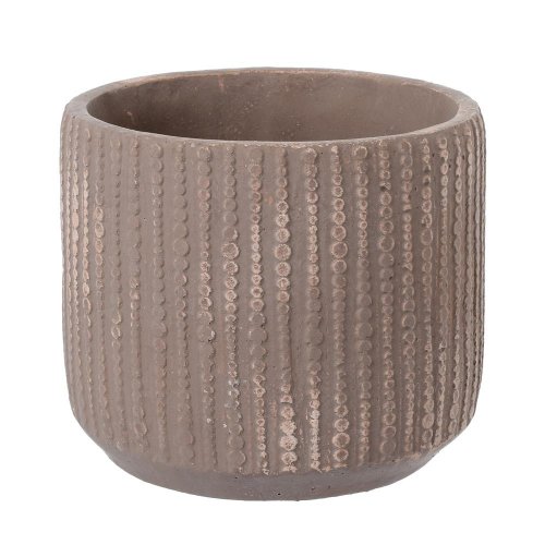 Obal cement brown d16*h13.5cm
