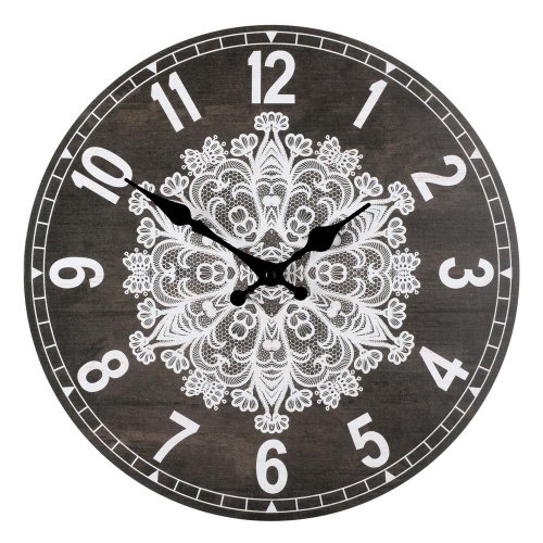 Hodiny nástenné mdf 34x3,5x34cm ha1708