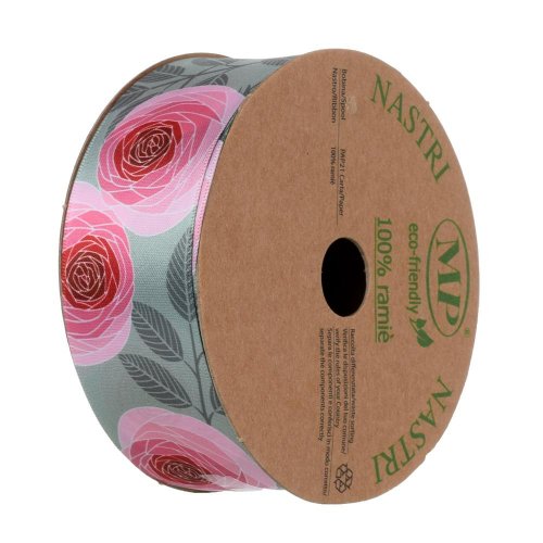 Super cena stuha ruže 4cmx15m sage