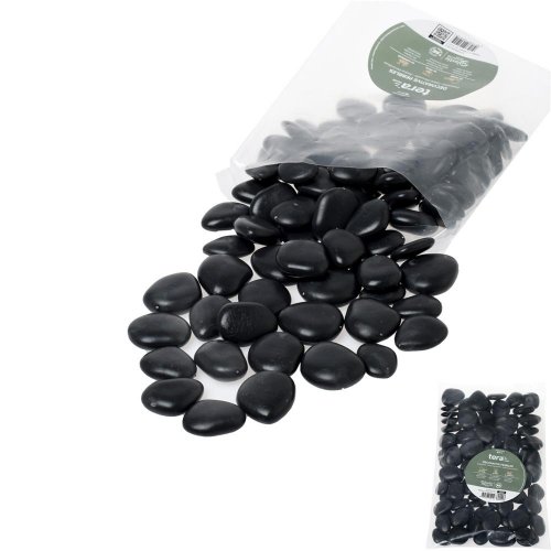 Kamene pebbles s čierne 3-4cm