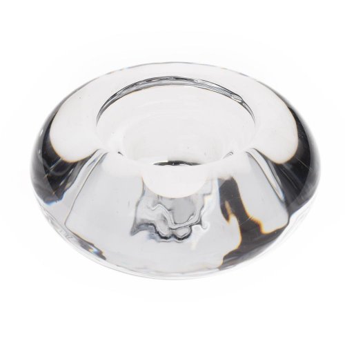 Svietnik sklo 7,6x7,6x3,3cm - Umelé kvety