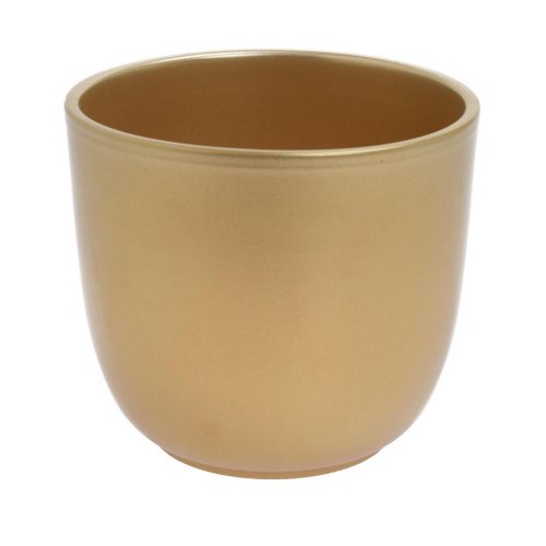 Obal mica decorations tusca plant pot - v20x pr.22,5cm - gold /1019041
