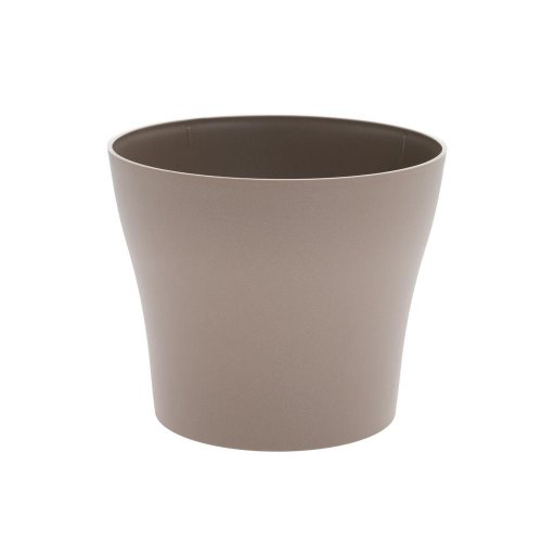 Obal tulipán mat taupe 19xv16cm - Umelé kvety