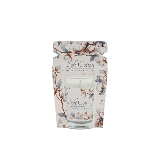 Voň.v skle floris soft cotton 9x8cm