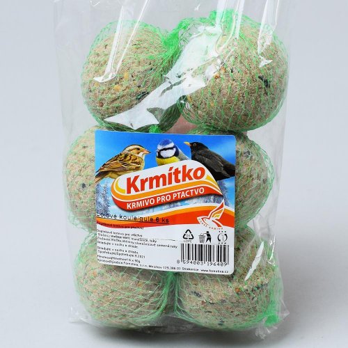 Krmítko - lojová guľa 6ks  /6x90g/ 16/ks